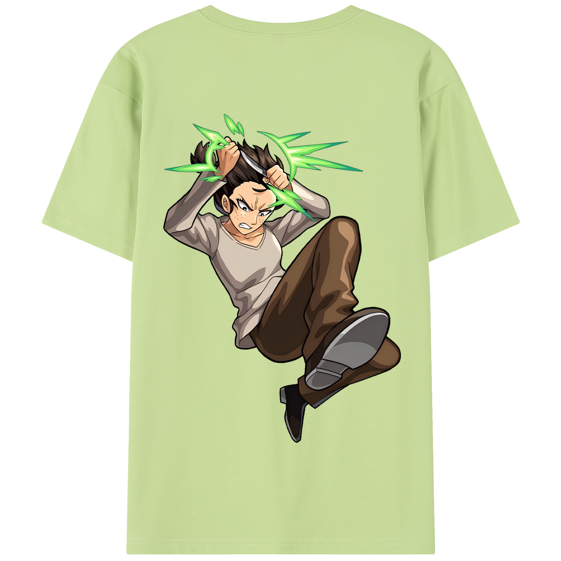 （画像用） 進撃の巨人 Attack on Titan 綿100％半袖Tシャツ（背面プリント）